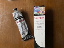 Oelfarbe, Titanweiss,225ml benutzt,Daler&Rowney