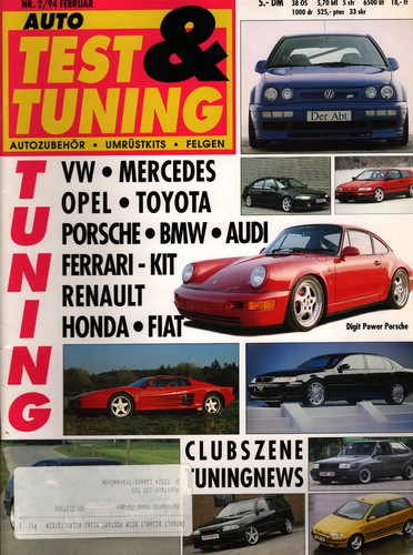 Zeitschrift auto test und - auto,