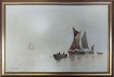 Thames Barges Flusslandschaft