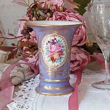 Porzellan. Vase mit Blumenmalerei, antik, gemarkt