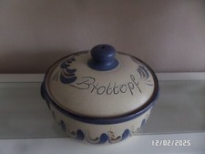 Brottopf rund massiv Keramik Steingut Steinzeug -