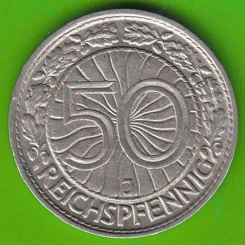 Münze pfennig - münze, 50
