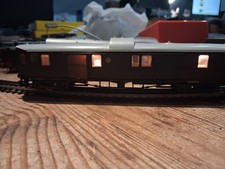 Trix Express H0 3372 DRg D-Zug Packwagen Pw4ü Pr04a mit Beleuchtung