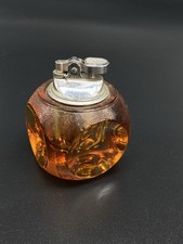 Vintage Tischfeuerzeug Glas