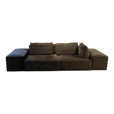 Montis Sofa Domino Inklusive Rollelement Hauptstoff Maple 192 Grau 