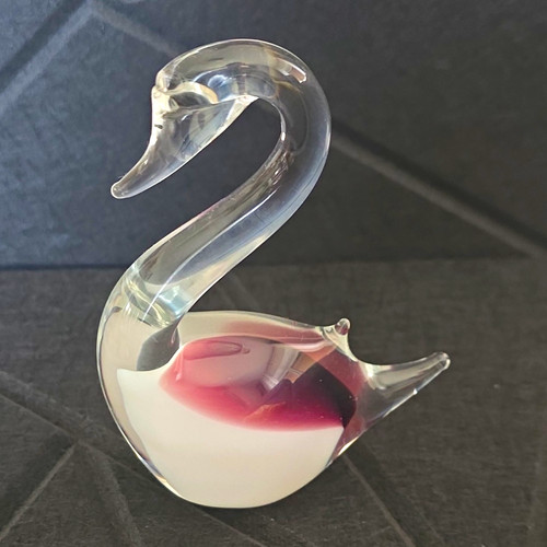 Sanhiro glasfigur schwan deko - glasfigur,