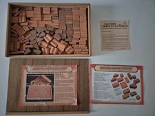 Gerbitz Steinbaukasten Bausatz K Stall / Krippe mit OVP & Anleitungen