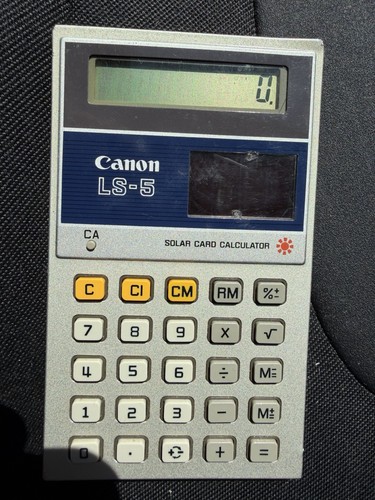 Canon ls5 taschenrechner - canon,