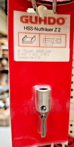 Guhdo hss nutfräser - z2, /