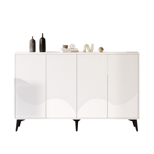 Barschrank weiß 35x160x100 - weiß, cm