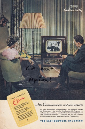 Radeberg werbung 1954 veb - radeberg,,