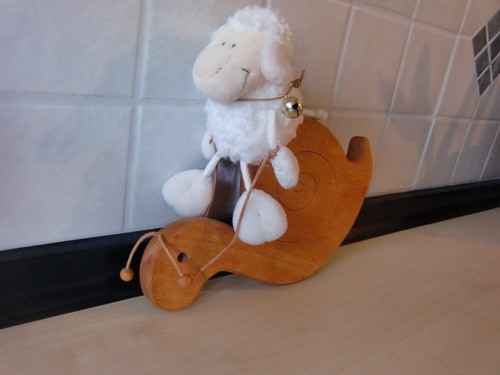 Schnecke aus holz mit - schnecke,