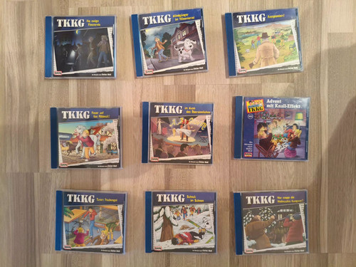 Tkkg cds hörspiele - 9x,
