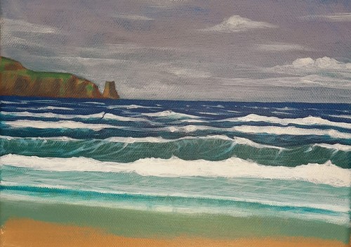 Bild unikat acryl auf - acryl,