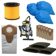 Ersatz Staubsaugerbeutel & Filter passend für Parkside PNTS 1500 D5 IAN 304887