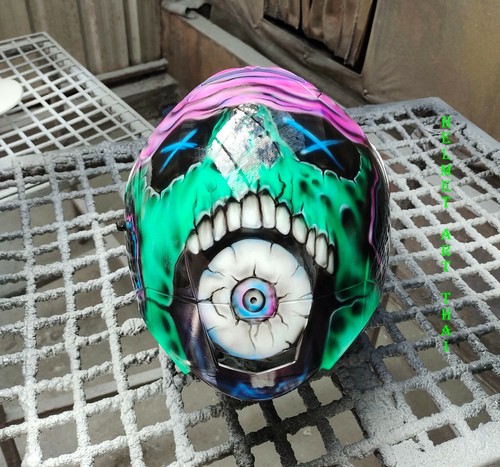 Custom airbrush motorradhelm - custom,