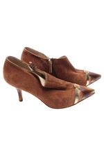 ROBERTO BOTTICELLI Damen Stiefelette Gr. 37 Braun Elegant Schlangenprint