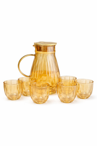 Glas karaffe set - glas,