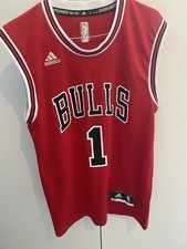 NBA Trikot Chicago Bulls Nr. 1 Rose Nike Basketball Neuwertig