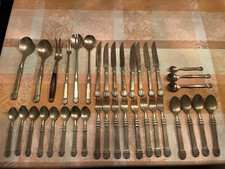 Villeroy & Boch Gallo Medici Bronze 37 Teile Besteckset mit Vorlegebesteck