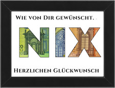 NIX Geschenk zum Geburtstag