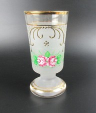 Schöner Glas Becher Pokal