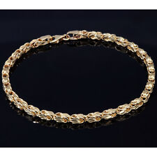 Goldarmband Königsarmband 585 14 K ECHT GOLD 22cm 3,2mm NEU Geschenk Idee B-Day