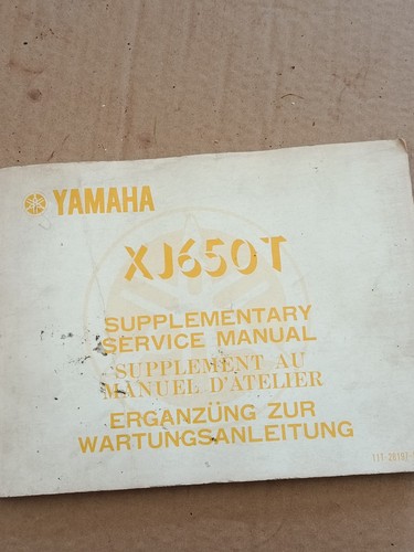 Yamaha 650turbo werkstatt - xj,