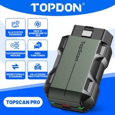 TOPDON TopScan PRO OBD2 Scanner Bluetooth Diagnosegerät Vollsystem Auto PKW 2025