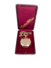 Taschenuhr Savonette IWC 14k / 585 Gold 50mm mit Box