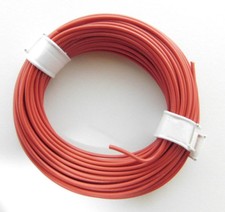 10 m Litze/Kabel ROT z.B. für