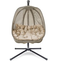 Textilene Hängesessel mit Gestell für 1 Personen - Hängeliege Hängestuhl