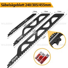 240/305/455mm Säbelsägeblatt Für Gasbeton Ziegelstein Zementstoffe Porenbeton