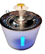 2.4L Trinkbrunnen Haustier Automatisch Wasserspender für Katzen Hunde mit Filter