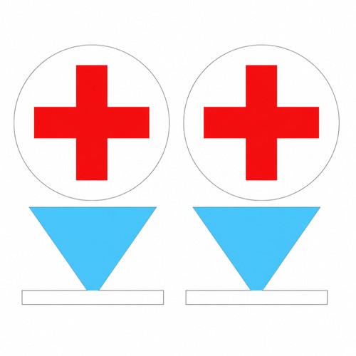 Rot kreuz wat tiefe - 2x"wat, tiefe"