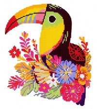 Perlenstickbild Stickbild