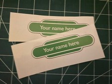 2 x Custom Bahnhof Totem