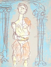 "Ruinen" Pastellmalerei