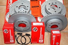 BMW E46 320 Ci COUPE  SPORT BREMSEN Set ZIMMERMANN gelochte Scheiben + Beläge