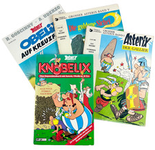 💫   4x Asterix  Bände Comics  Bücherpaket Sammlung Obelix Uderzo Goscinny RAR