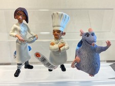 Disney Ratatouille Bully Bullyland 3 x Figur Koch Küche: Skinner, Colette,Django