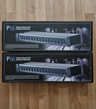 2 x ART P16 Patchbay, 16-kanalig, XLR symmetrisch