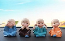 4 Stück/Set Mönch Figur