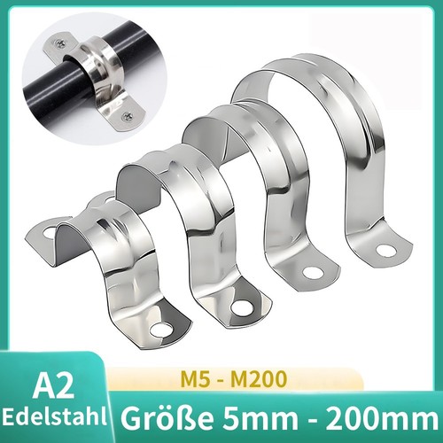 Rohrschelle edelstahl v2a - rohrschelle,