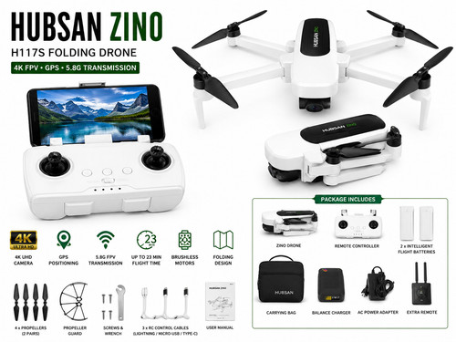 Hubsan zino h117s gps - h117s,