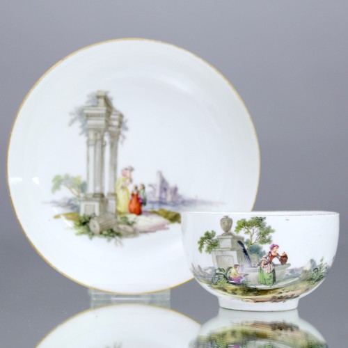 Meissen 1760 teetasse mit - meissen,