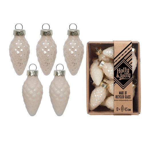 Christbaumschmuck zapfen - 12,
