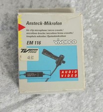 Vivanco EM 116 Ansteck Mikrofon Lavaliermikrophon - org.verpackt 