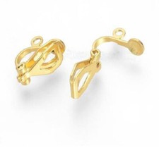 10 Ohrklemmen Fake-Ohrringe