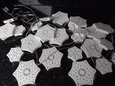 IKEA Strala Dekoration inclusive Lichterkette in weiß; Spitze/ Stern - 24 Stück